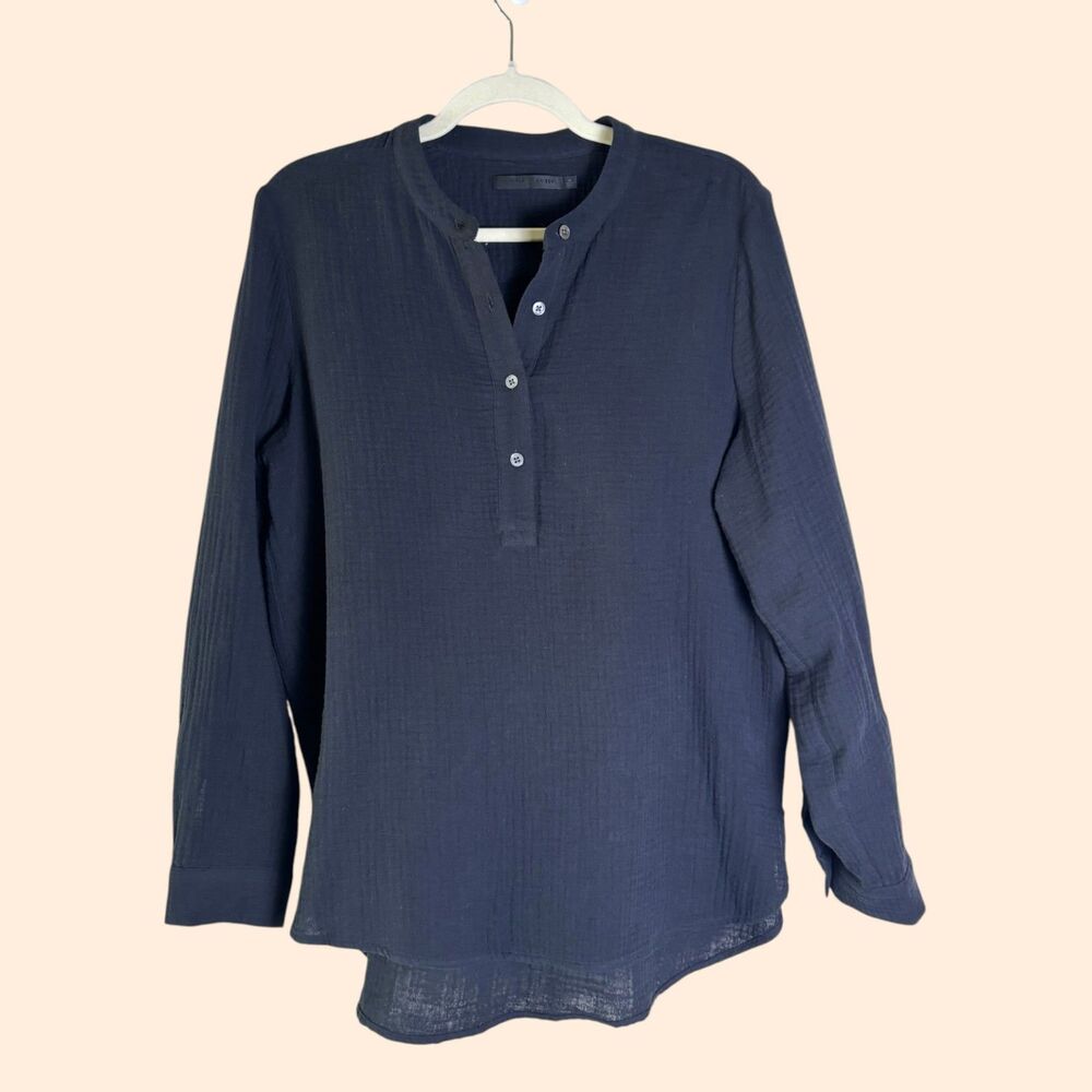 Jenni Kayne Cypress Cotton Shirt Black